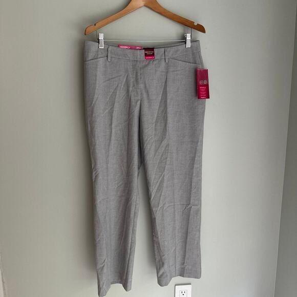 212 collection size 12P short Natural Fit gray trouser dress pants, NWT - Picture 1 of 7